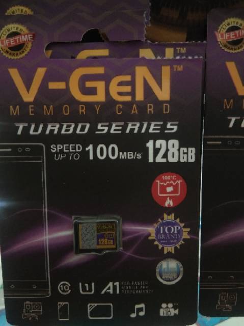 Memory Card MicroSD VGEN TURBO GARANSI SEUMUR HIDUP TERMURAH