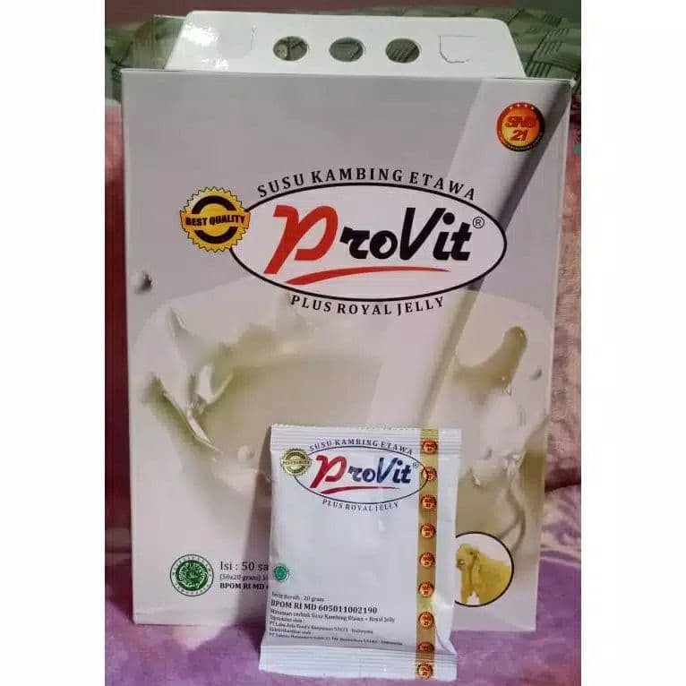 Susu Kambing Etawa Provit Plus Royal Jelly Original - isi 10 Sachet