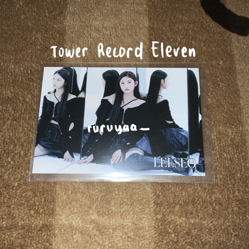 Photocard Official IVE Leeseo Tower Record Japan ELEVEN Torec PC Wonyoung Yujin Liz Rei Gaeul