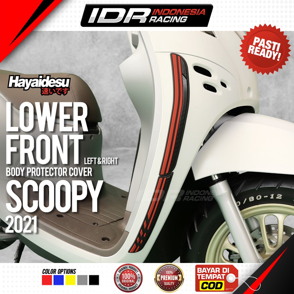 Hayaidesu New Scoopy 2021 Lower Front Cover Body Protector Aksesoris Honda