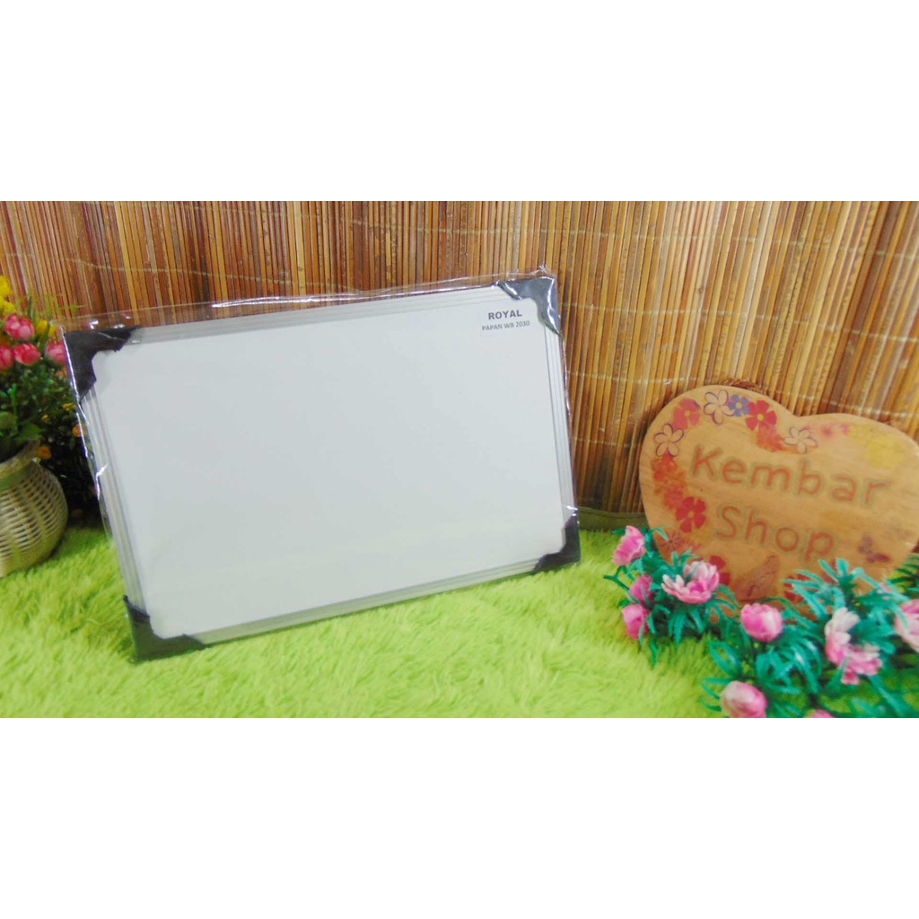 

WB2030 WHITE BOARD BLACK BOARD PAPAN TULIS BELAJAR ANAK 2 SISI BOLAK BALIK
