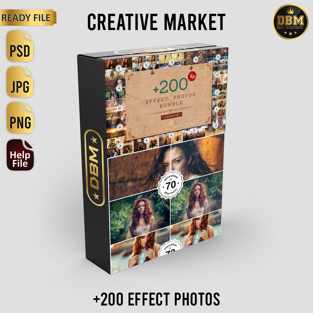 +200 Effect Photos - Photoshop