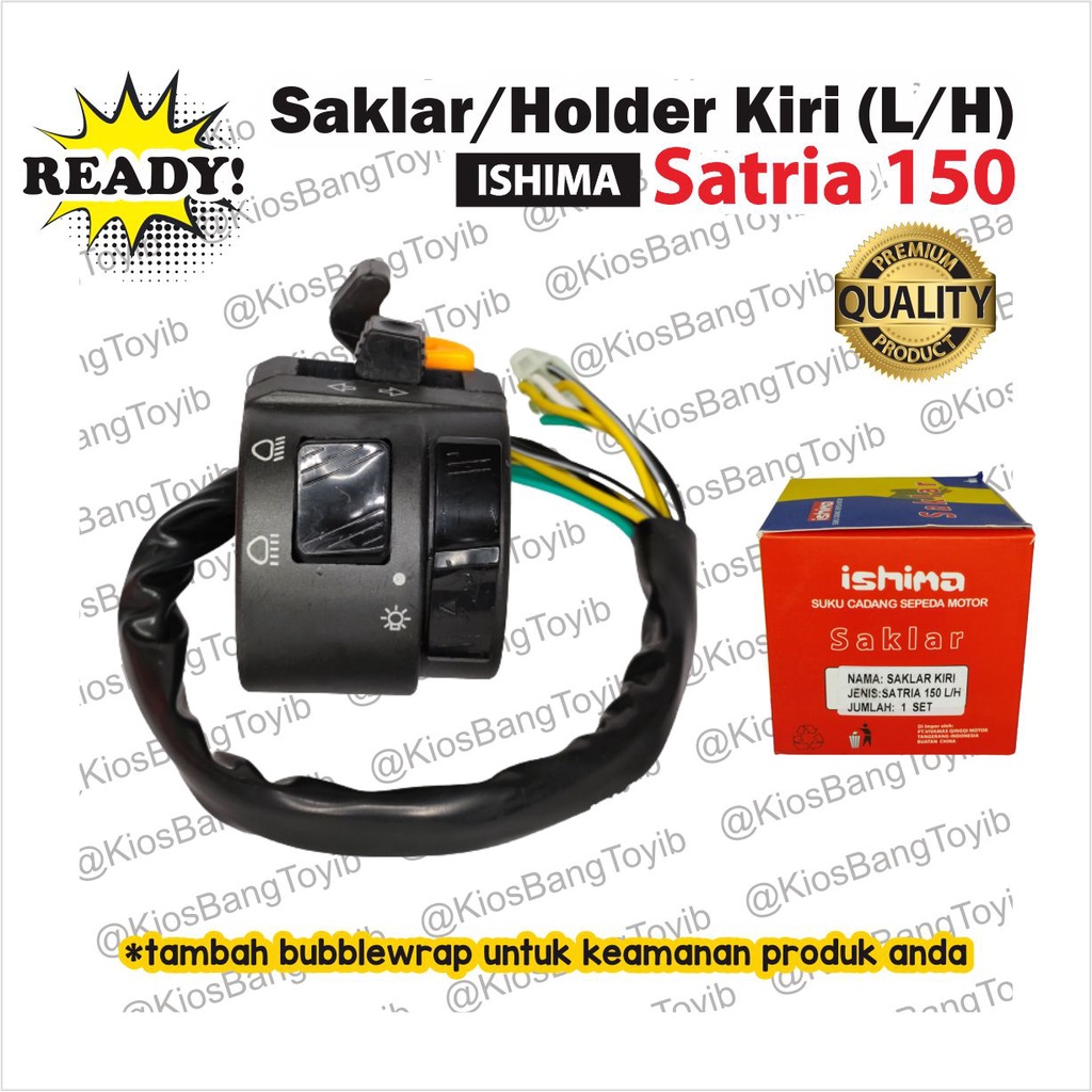 Saklar Holder Handle Switch Kiri Satria 150 (ISHIMA)