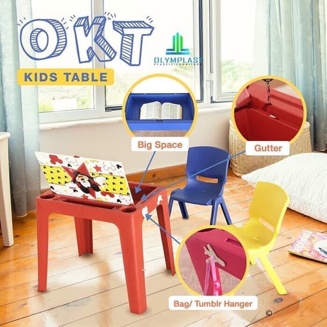 Meja Belajar Anak Olympast Kids