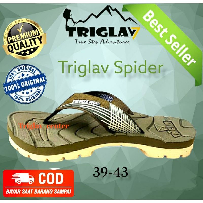 Sandal Pria Triglav Spider Original Sendal Outdor Sandal Casual Premium Made In Indonesia