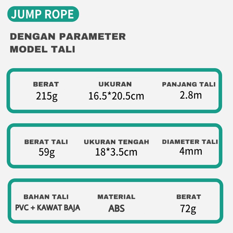 Mainland Lompat Tali Digital Tali Skipping Elektronik OST106