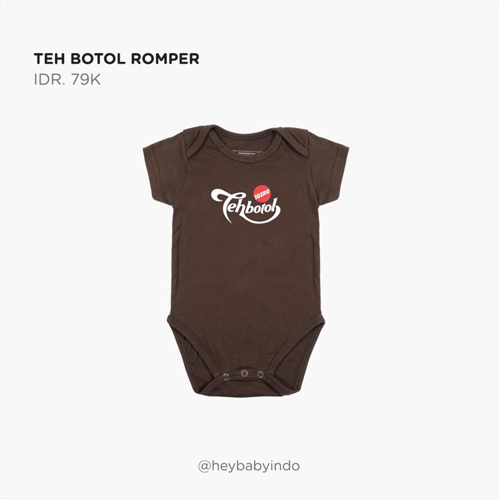 Hey Baby Teh Botol Romper Jumper Anak Bayi | Shopee Indonesia