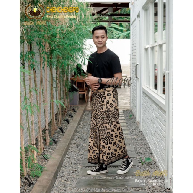 Sarung Batik Pria Terbaru Motif Pintu Aceh Sarung Pria