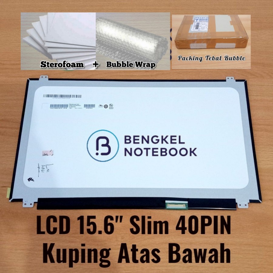 LCD Laptop 15.6&quot; WXGA LED HP Pavilion M6 Dell Inspiron 15R-5537 Fujitsu AH532 Slim Slot Kanan 40pin