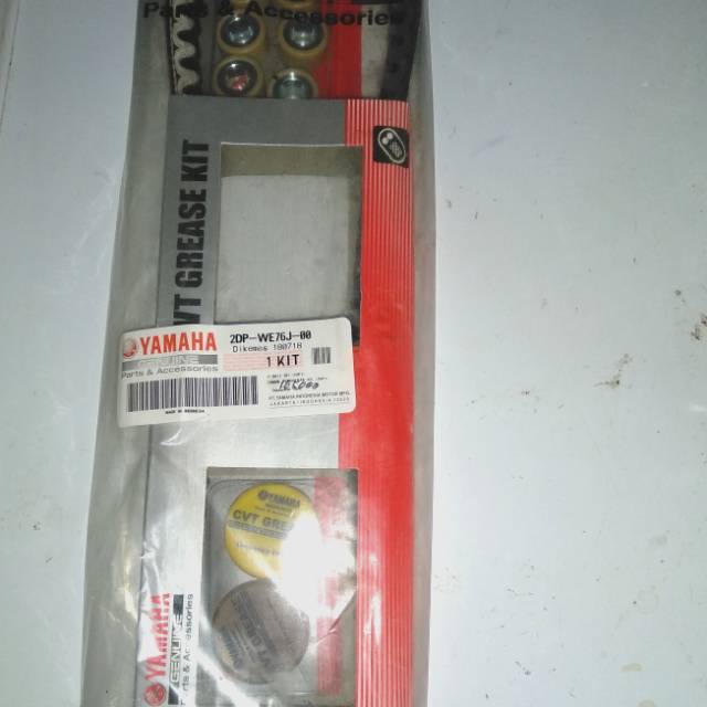 v belt plus roler asli yamaha NMX