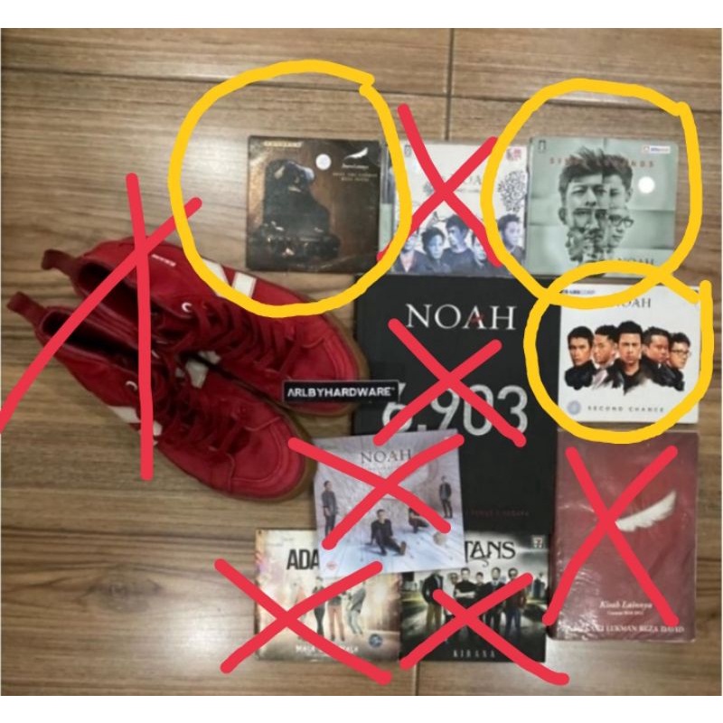 CD Noah Suara lainnya, second chance dan sing a legends (used)