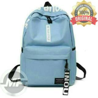 VX90 Promo Terkini New Tas  Ransel Cewek Vintage Denimo 