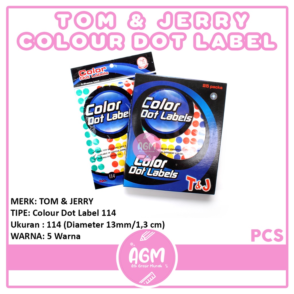 

T&J - Color Dot Lalbe 114 - Pad