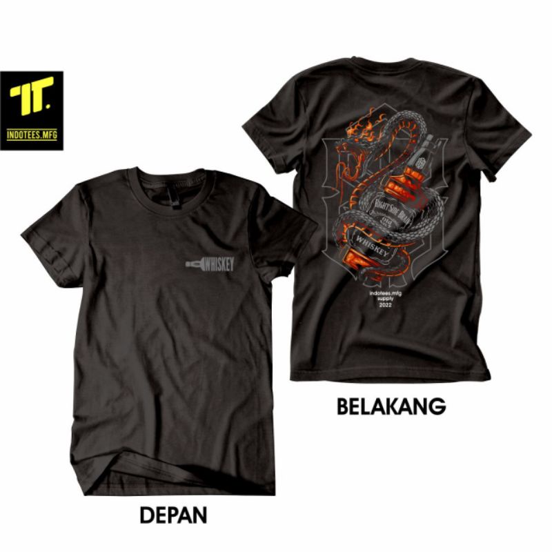 Kaos Distro Murah Indotees Type 4 Kaos Japan design kaos Whiskey Kaos Keren
