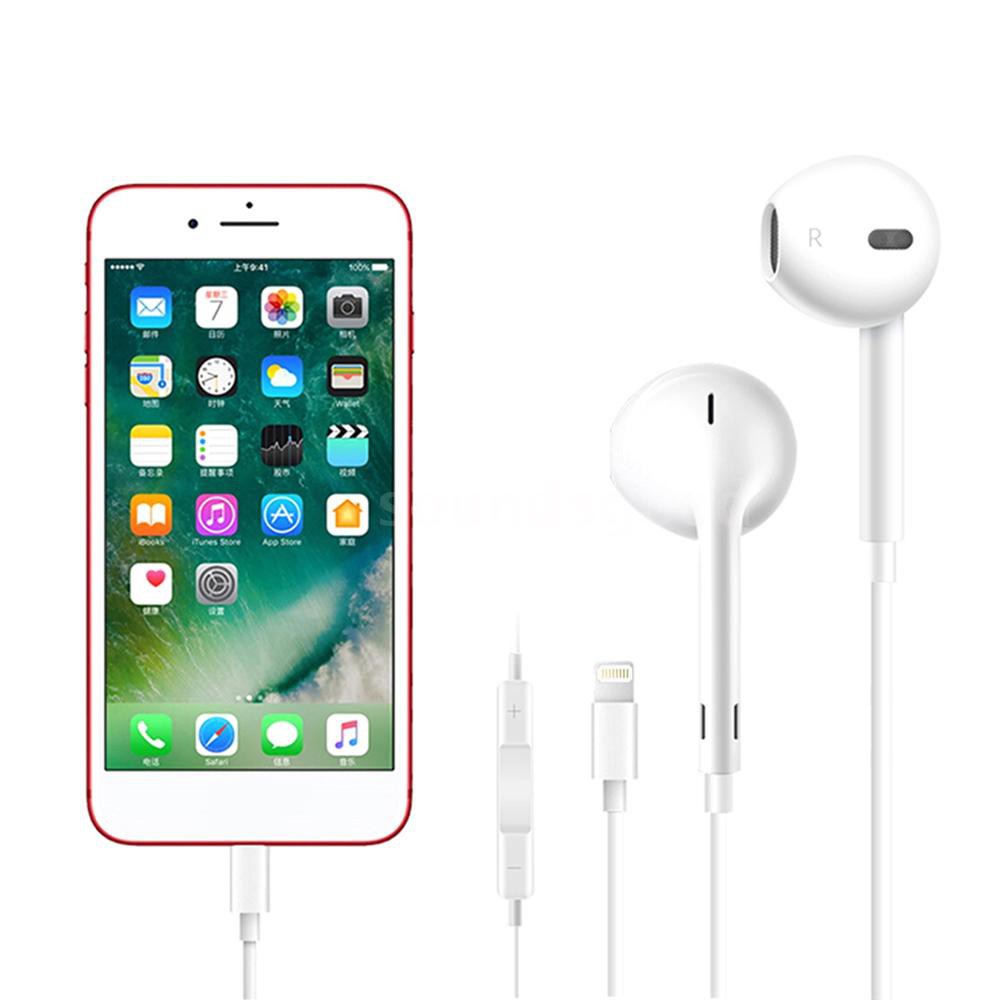 Original Apple Earpods With Lightning Connector In Ear Earphones In Line Remote Microphone For Iphon Shopee Indonesia