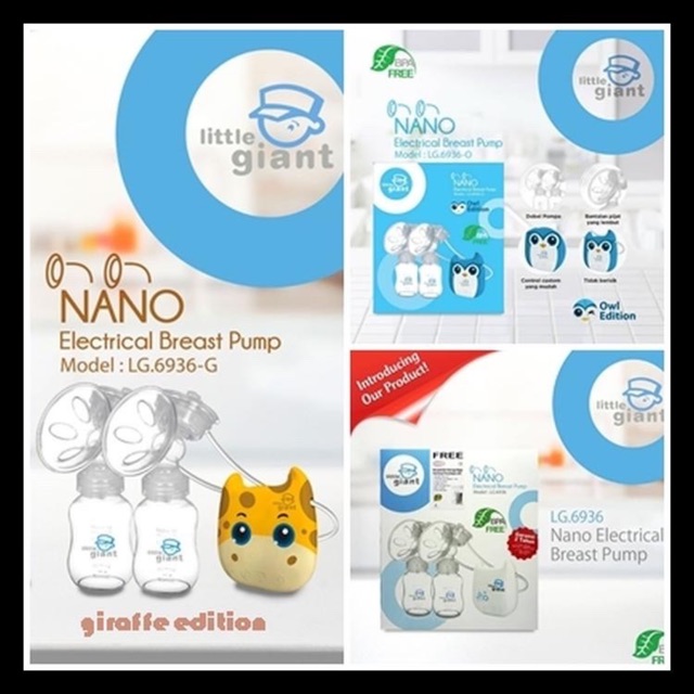 Makassar - Little Giant Nano LG-6936 Double Electric Breastpump | Pompa Asi Elektrik