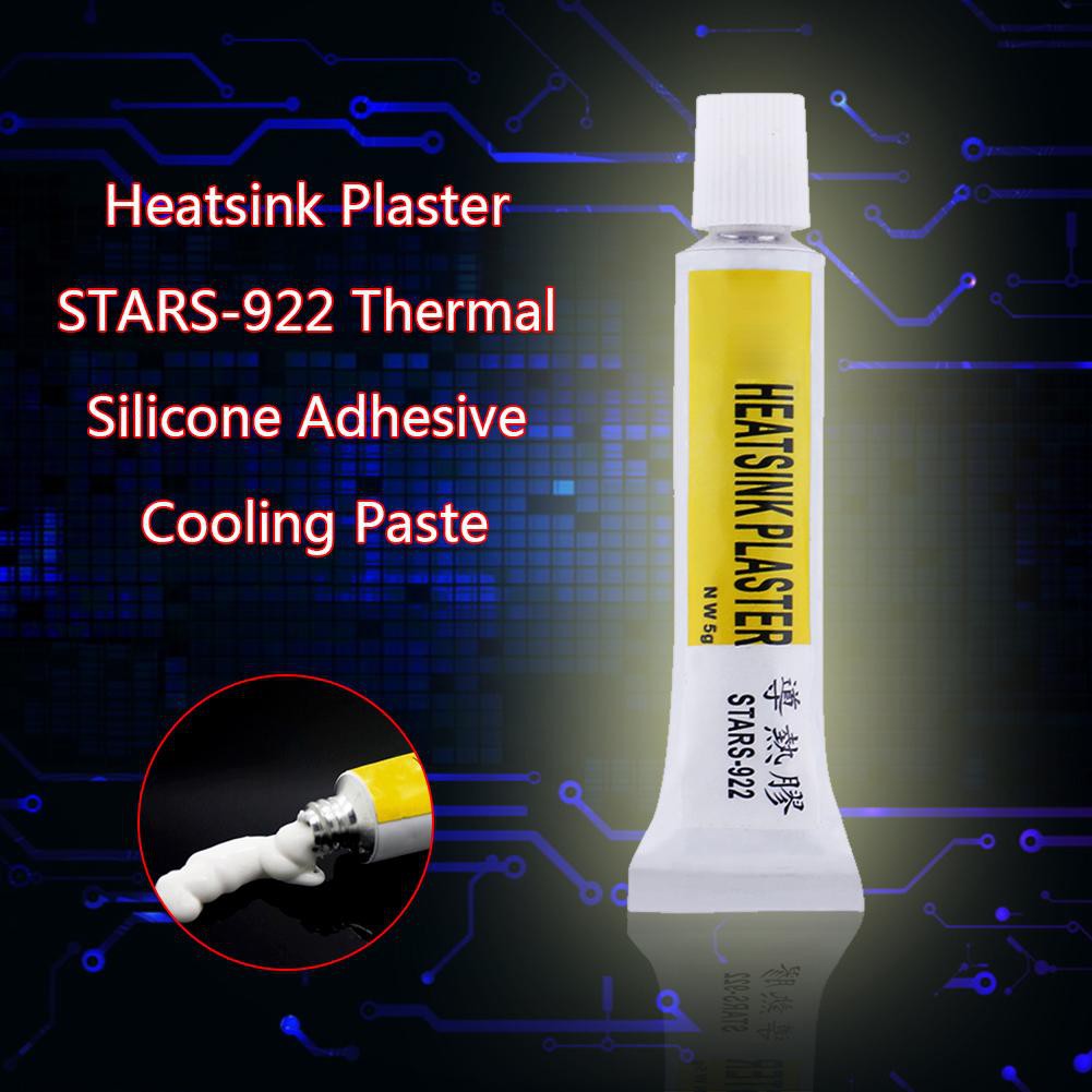 MOJITO 1pc 5g Heatsink Plaster STARS-922 Thermal Silicone Adhesive Cooling Paste #8Y