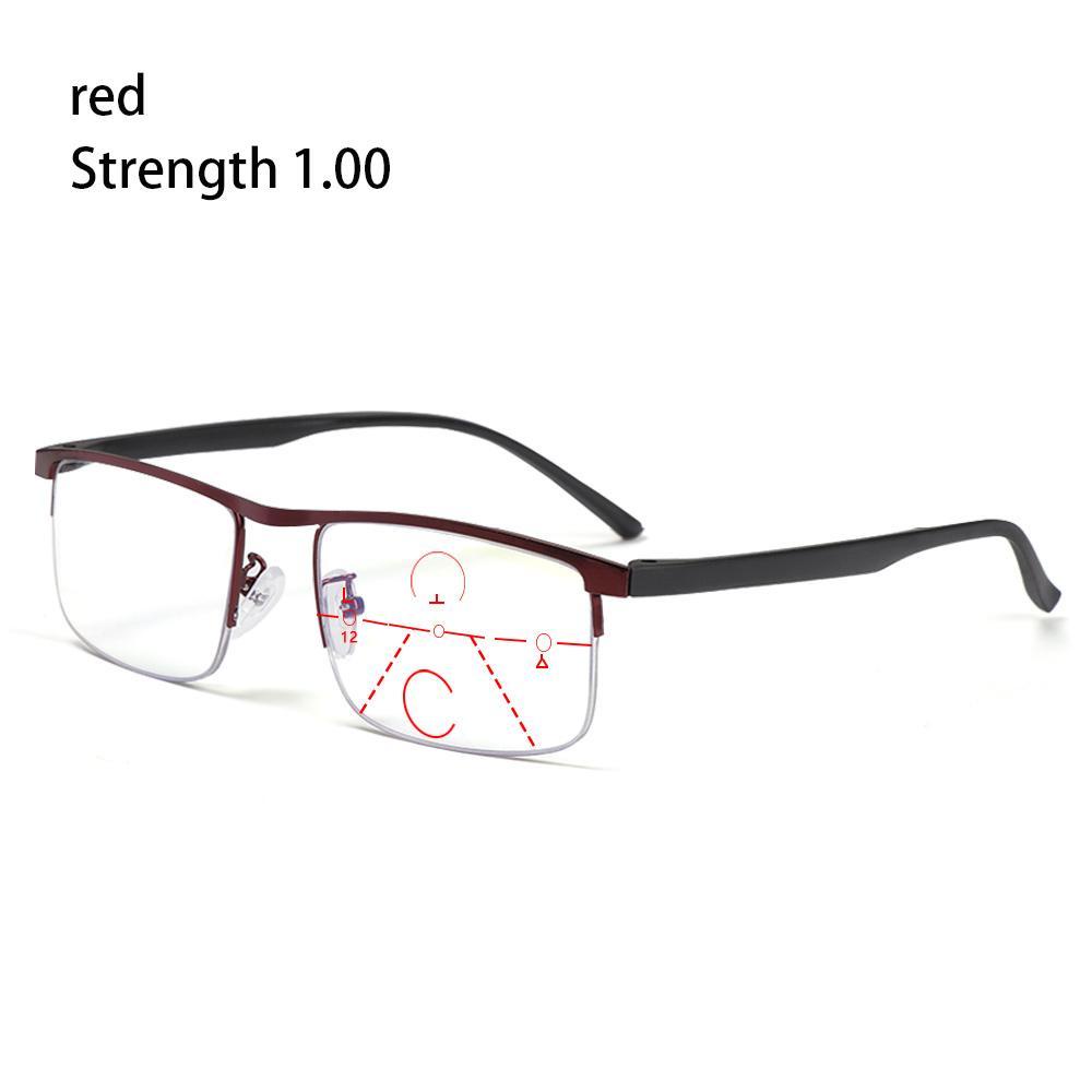 Lily Kacamata Baca Anti Blue Light Perlindungan Radiasi UV Retro Klasik Multifocal Bifocal Eyewear