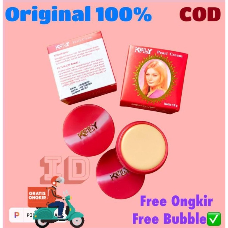 CREAM KELLY/ CREAM PEMUTIH WAJAH KELLY BPOM