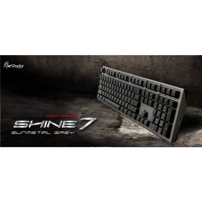 Keyboard Ducky Shine 7 DKSH1808ST-SUSPDAHT1 Silent RED Switch RGB LED