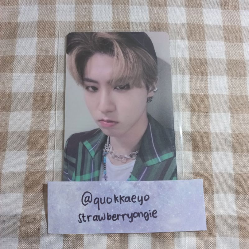 pc han jisung ld domino luckydraw no easy noiji photocard official stray kids skz