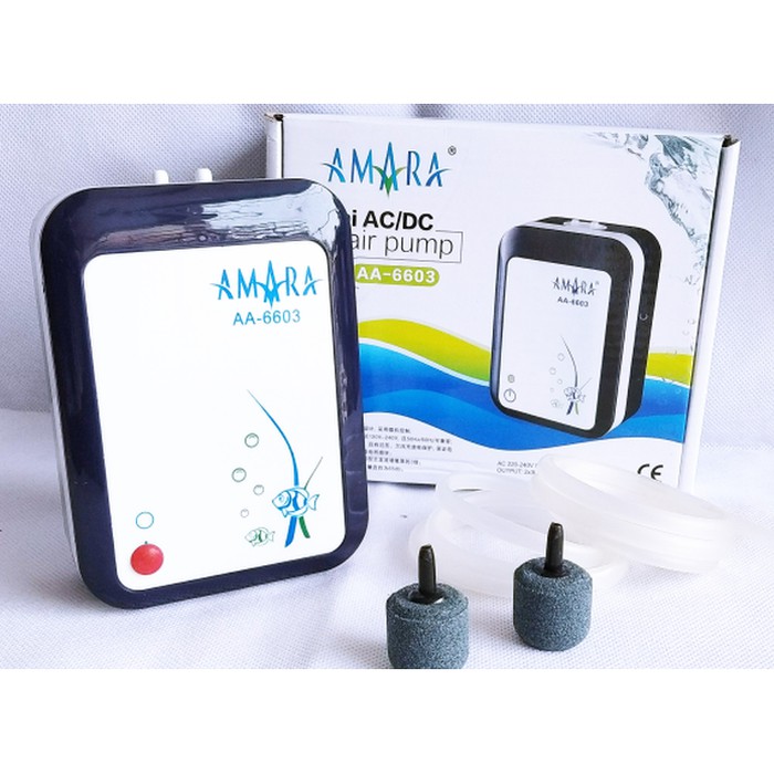 AERATOR TANPA LISTRIK AC DC ACDC Air Pump Amara AA 6603 AA6603 / AMARA ACDC AA6603