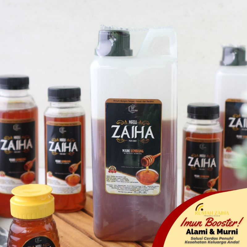 

Madu Murni Asli Bunga Randu 1kg ZAIHA Premium Raw Honey