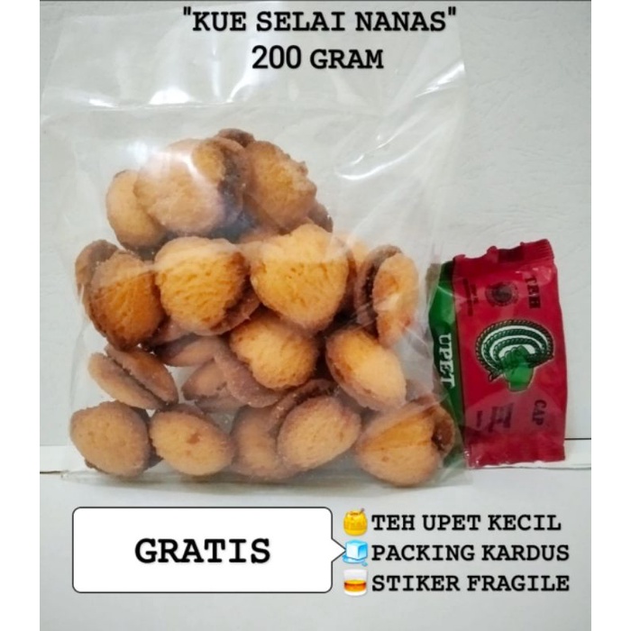 

Kue Selai Nanas Khas Cirebon GRATIS teh upet