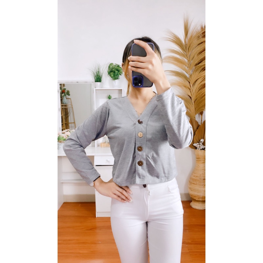 RX FASHION - Willy Cardy / Crop Cardy / Cardigan Crop / Cardigan Wanita / Sweater Wanita