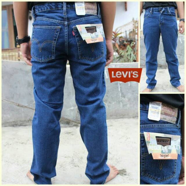 Celana Jeans Panjang Pria Model Regular