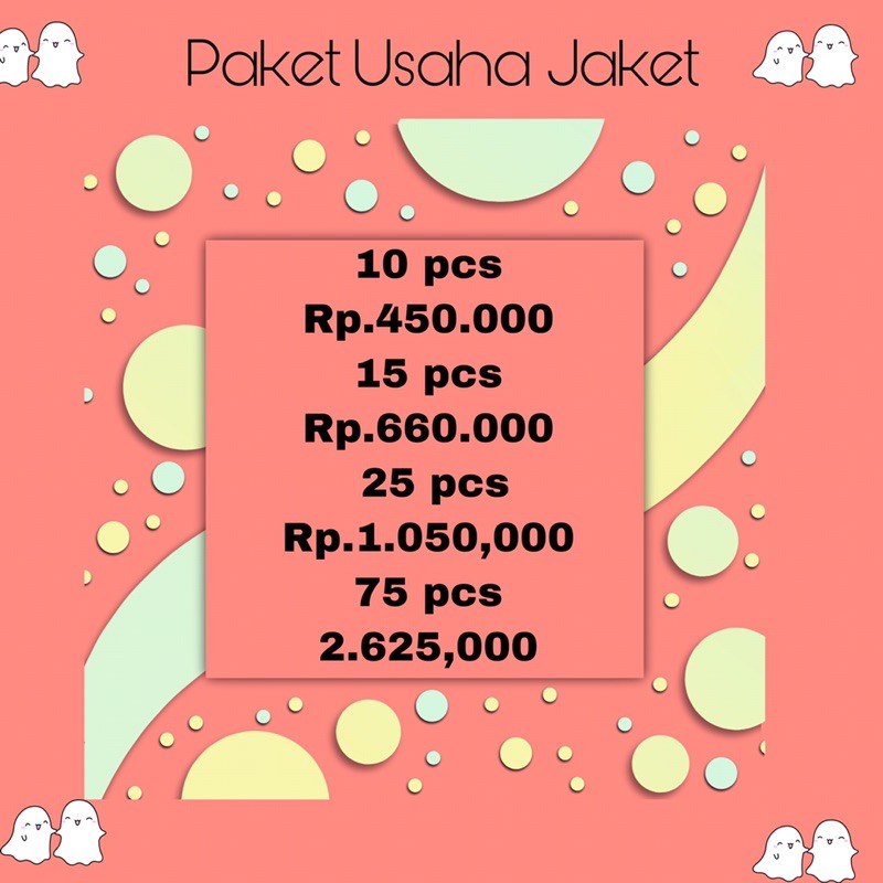 PAKET USAHA JAKET