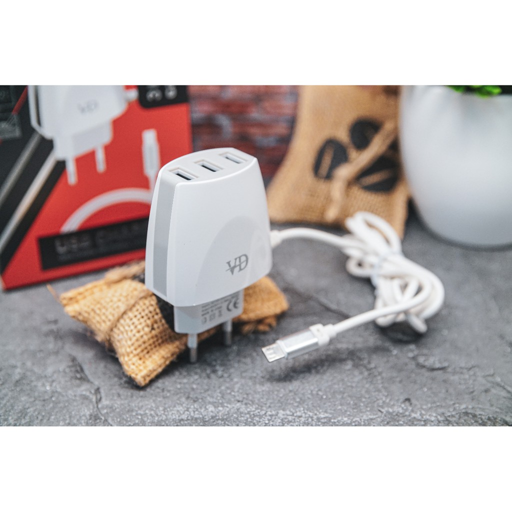 BOS - CHARGER VODA RT-801 4.1A 3PORT USB MICRO USB | CASAN TC VD RT801