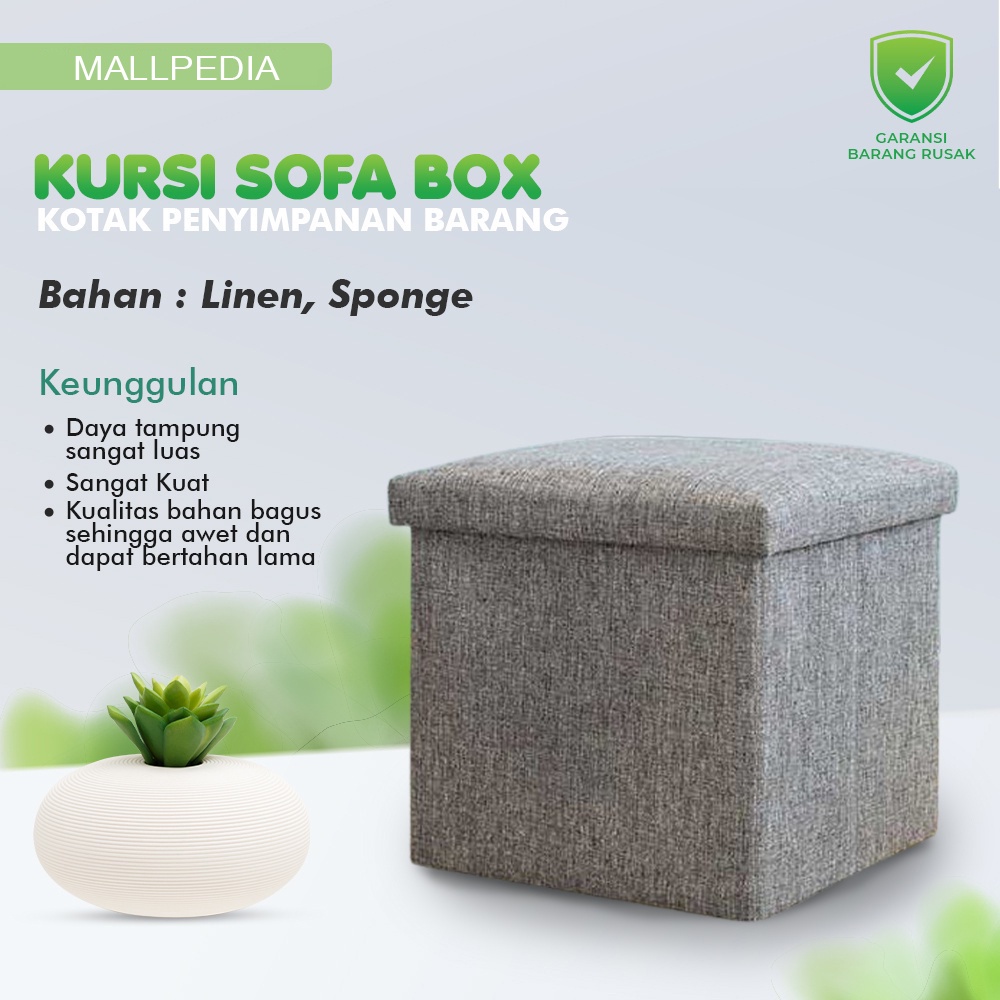 MPro2 Sofa Kotak Penyimpanan Barang Storage Box Multifungsi JADI KURSI Tempat Duduk Box Rahasia Sova