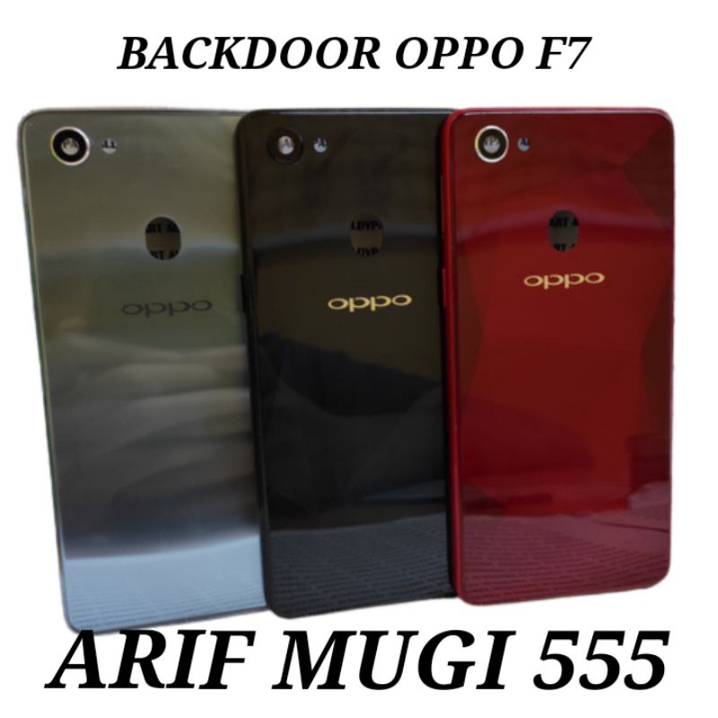 BACKDOOR BACKCOVER KESING CASING HOUSING TUTUP BELAKANG OPPO F7 ORIGINAL