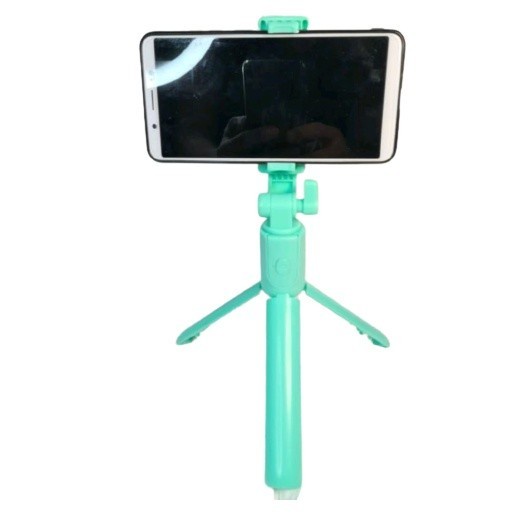 TB04-Tongsis Remot Bluetooth Macaron /Tripod Macaron Selfie Wireles