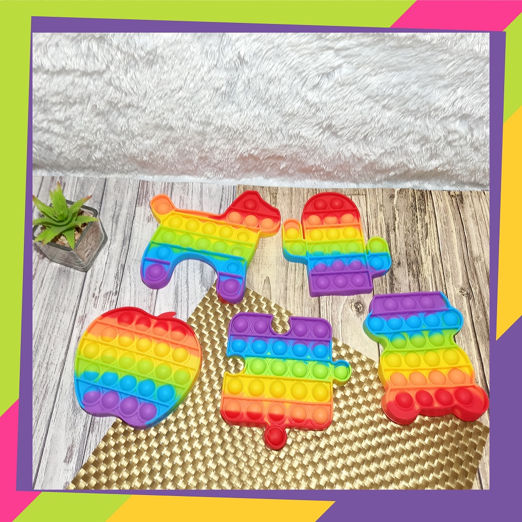 1545 / Pop it fidget push sensory / Pot bubble sensory toy penghilang stress / Toys bubble stress relieve pop-2