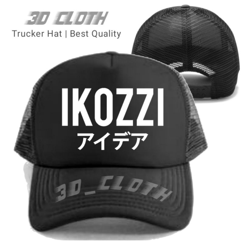 Topi Ikozzi Trucker Jaring - Topi Ikozzi