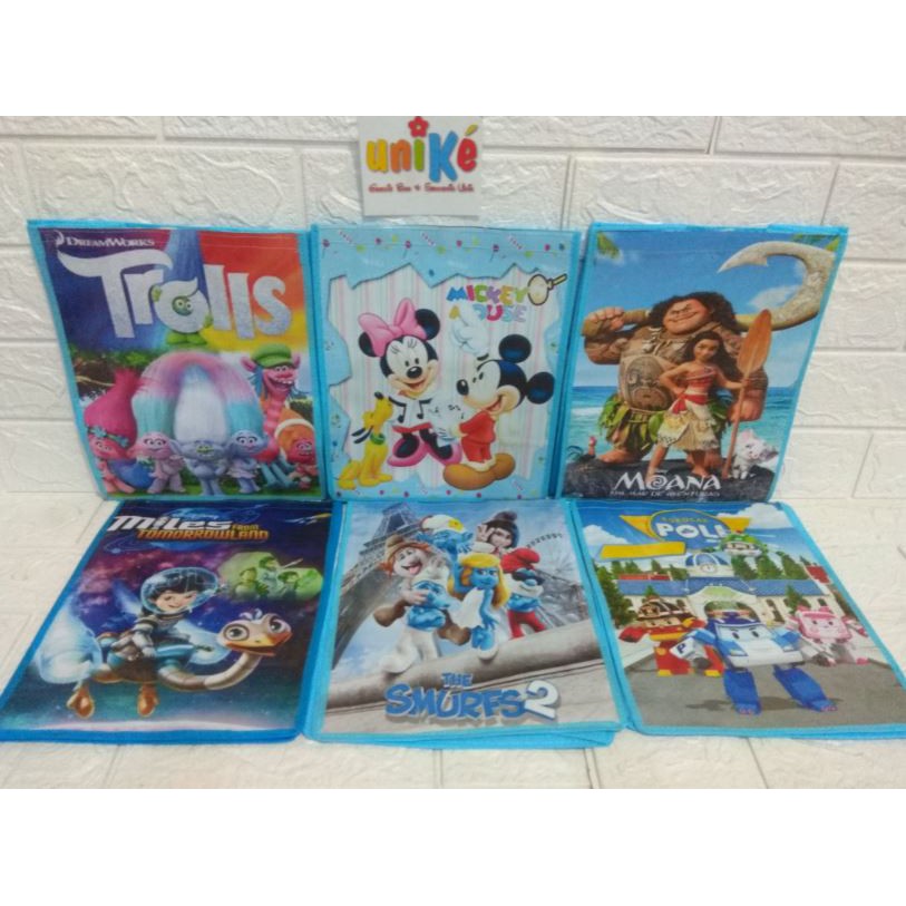 

TAS SPUNBOND FP Goodie bag Ulang tahun anak Ulta bingkisan parcel Harga murah meriah party anak