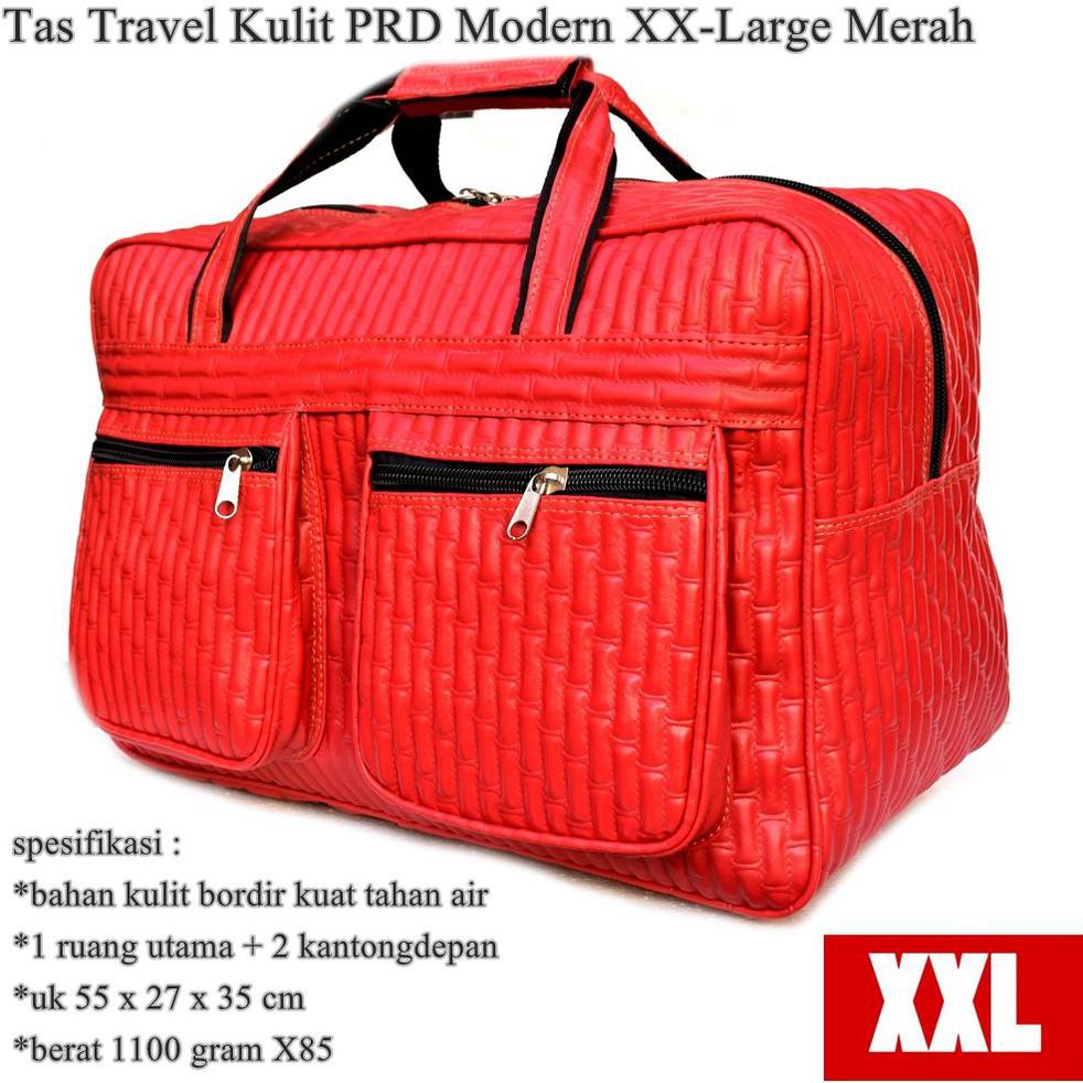 NEW Tas Perlengkapan Bayi Travel Kulit PRD Modern XX-Large merah