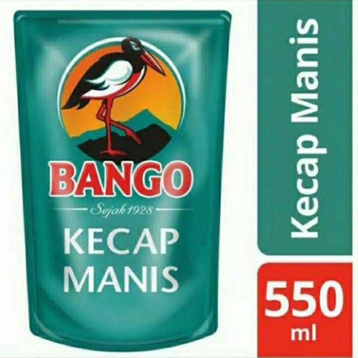 

Kecap Manis Bango 550 ml refill pouch