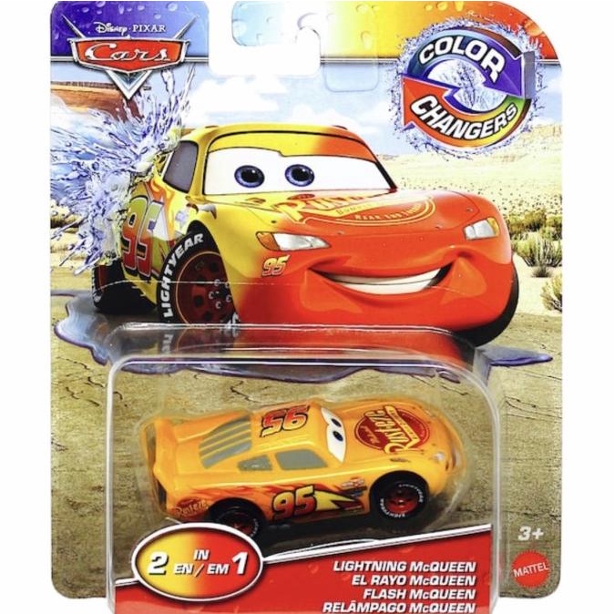 DIECAST CARS COLOR CHANGERS MCQUEEN MATTEL DISNEY MCQUEEN 1:55 PENGIRIMAN CEPAT
