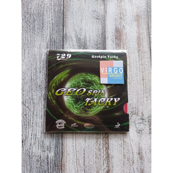 Friendship 729 Geo Spin Tacky karet rubber bet pingpong