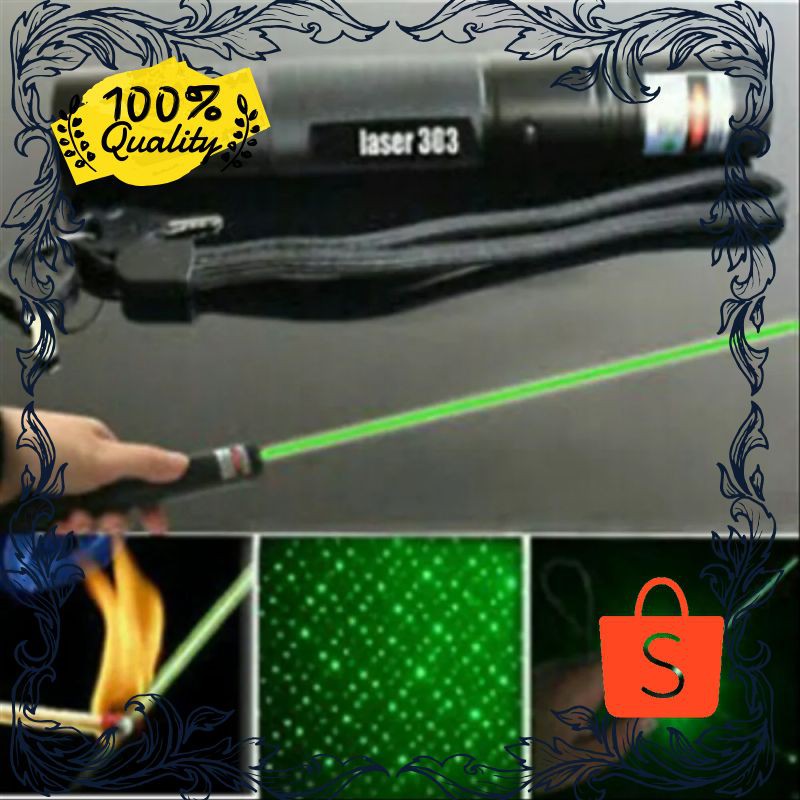 

Termurah GREEN LASER POINTER 303 / Laser hijau Kekinian