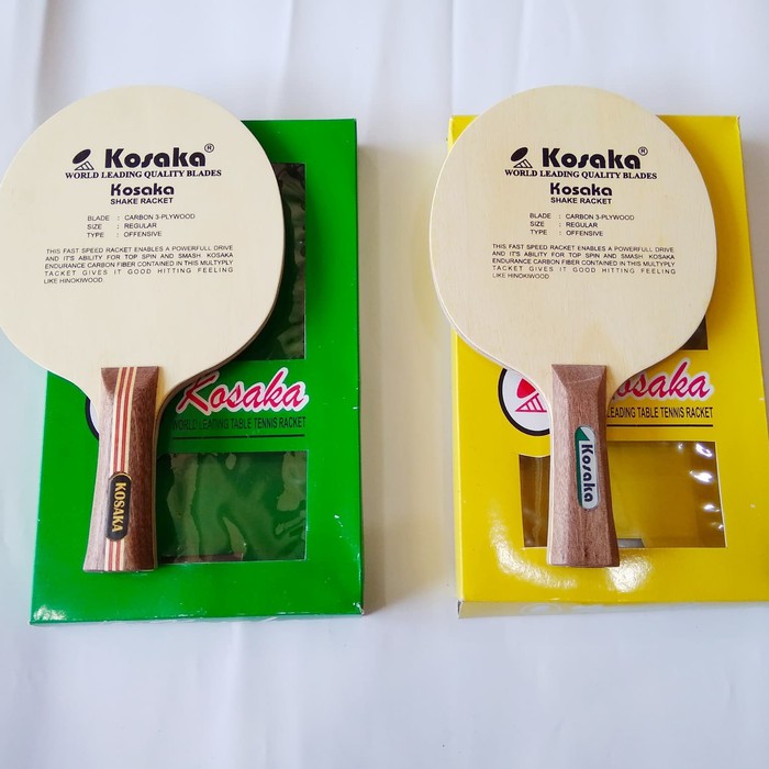 Terlaris Kayu / Blade Bat / Bet Ping pong / Tenis Meja Kosaka Carbon Limited
