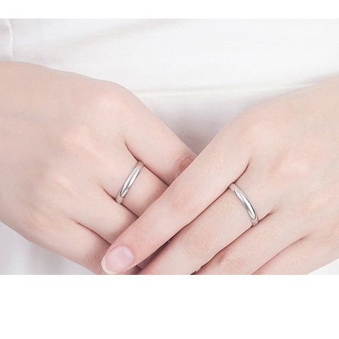 925 Sterling Silver Fashion Sederhana Beberapa/Wanita/Pria Cincin Perhiasan Dapat Disesuaikan