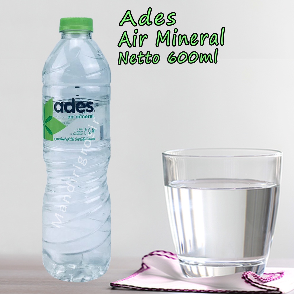 Air Mineral *Ades * Air Minum * 600ml