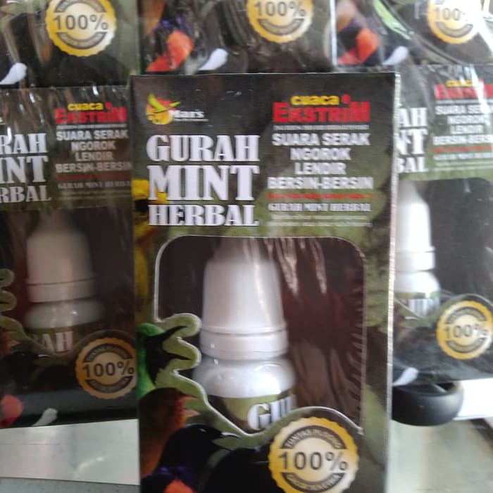 gurah mint herbal vitamin burung tuntas plong gacor seketika