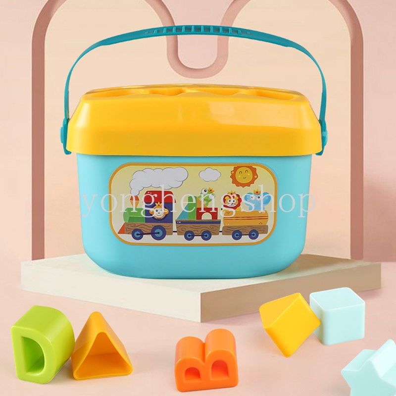Mainan Puzzle Mencocokkan Warna Bentuk Huruf Dengan Kotak Untuk Edukasi Anak Usia 1-6 Tahun