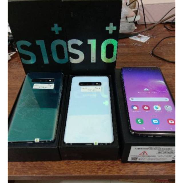 Samsung Galaxy S10 Plus Ram 8gb Rom 128gb Second Fullset