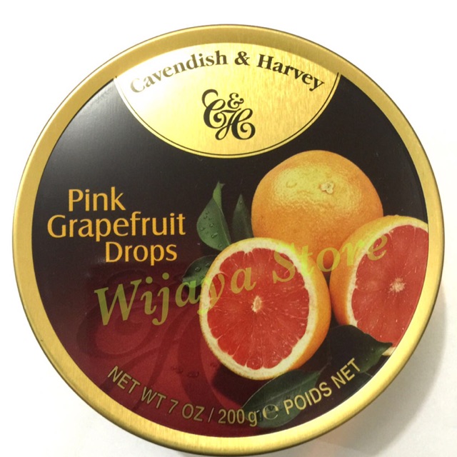 Permen Cavendish &amp; Harvey Pink Grapefruit Drops